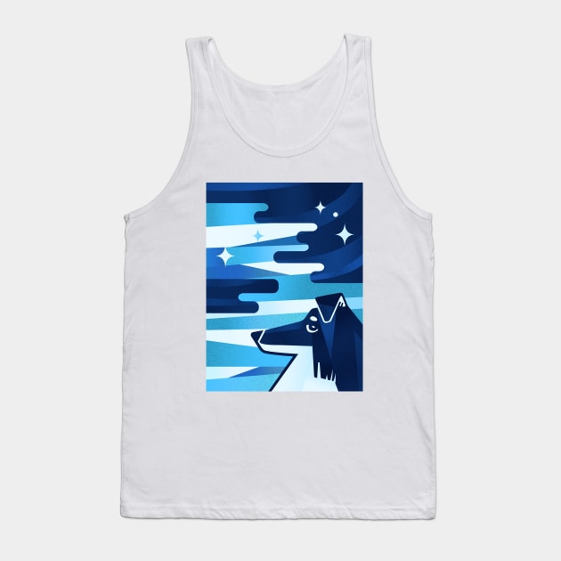 Dog and stars Tank Top by patatechantilly